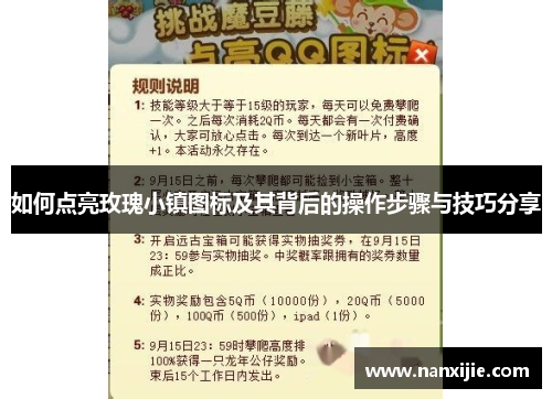 如何点亮玫瑰小镇图标及其背后的操作步骤与技巧分享